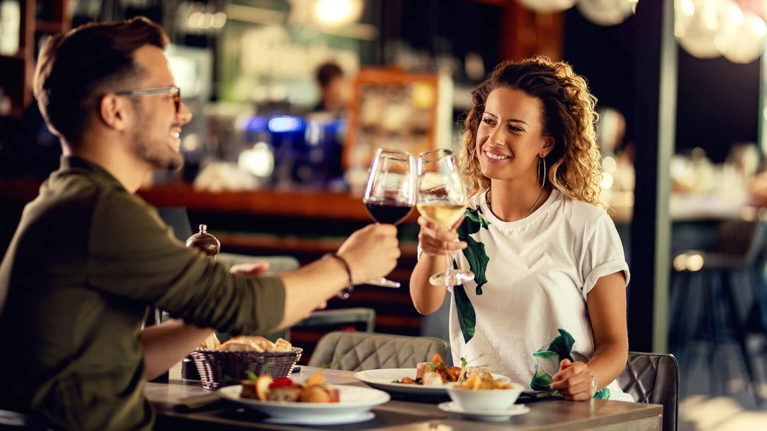 Dîner romantique en amoureux